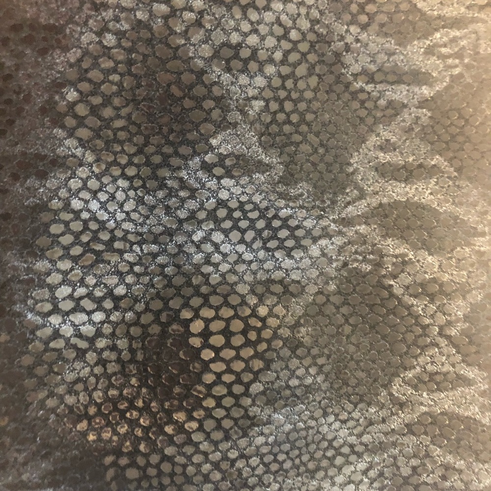 Bebe Black Python Print Bag - image 2